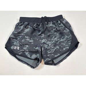 Under Armour HeatGear Running Shorts XS Camo Loose Fit Gray (Z340)